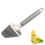 HULIANFU Silver Stainless Steel Cheese Peeler Cheese Slicer Cutter Butter Slice Cutting Knife Kitchen Cooking Cheese Tools