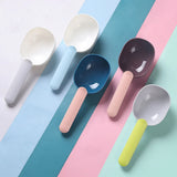 HULIANFU Mutli-function Portable Pet Cat Dog Food Shovel Scoop Feeding Spoon with Sealing Bag Clip Pet Feeders Pet Puppy Kitten Supplies