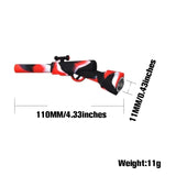 HULIANFU One gun shaped cigarette tube smoking tool plastic tube herbal smoke smoking cigarette accessories gun type pipe