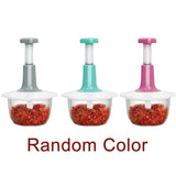 HULIANFU Manual Vegetable Mincers Press Type Household Garlic Meat Cutter Grinders Whisk Stirre Kitchen Food Chopper Mini food Processor
