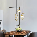 HULIANFU Modern Led Pendant Lights Fixture Bedroom Kitchen Dining Room Hanging Lamps Luminaire Suspension Gold Home Decoration Lighting