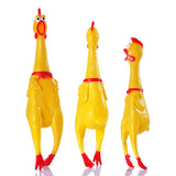 HULIANFU Screaming Chicken Squeeze Sound Toy Pets Dog Toys Product Shrilling Decompression Tool Squeak Vent chicken