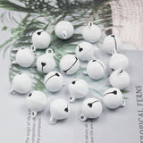 HULIANFU  15PCS Beautiful Metal Bells Loose Beads Jingle Bell For Christmas Party Crafts Decoration DIY Make Earrings Pendants Material