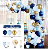 HULIANFU QIFU Macaron Balloons Garland Latex Ballons Arch Happy Birthday Party Decor Kids Adult Wedding Baloon Chain Baby Shower Balon