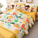 HULIANFU PEIDUO Simple Modern Air Condition Thin Blanket Summer Quilt Cotton Fluffy Plaid Blanket On The Bed Comfortable Comforter