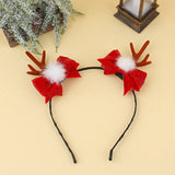 HULIANFU 2023 Christmas Headbands Santa Tree Elk Antlers Headband Kids Adult Headwear Reindeer Ornaments Christmas Decor Party Cosplay Gifts
