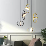 HULIANFU Modern Led Pendant Lights Fixture Bedroom Kitchen Dining Room Hanging Lamps Luminaire Suspension Gold Home Decoration Lighting