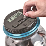 HULIANFU Intelligent new second-generation piggy bank counter coin electronic digital LCD money counter jar coin saving box