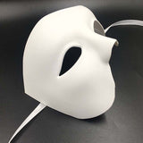 HULIANFU PVC Steampunk Phantom Masquerade Cosplay Mask Plastic Half Face Men/Women Punk Carnival Costume Props