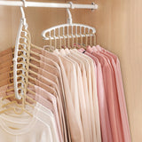 HULIANFU Joybos Clothes Hanger Closet Organizer Space Saving Hanger Multi-port Clothing Rack Plastic Scarf Storage hangers for clothes