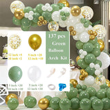 HULIANFU Macaron Orange Balloon Arch Garland Kit Happy Birthday Balloon Decoration Baby Shower Party Wedding Valentine Party Supplies