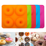 HULIANFU Silicone Donut Mold Baking Pan Non-Stick Baking Pastry Chocolate Cake Dessert DIY Decoration Tools Bagels Muffins Donuts Maker