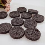 HULIANFU Simulation Oreo Cookies Fake Cake Artificial Food Model Children Photography Prop Bakery Decoration Wedding Party Home Decor