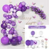 HULIANFU QIFU Macaron Balloons Garland Latex Ballons Arch Happy Birthday Party Decor Kids Adult Wedding Baloon Chain Baby Shower Balon
