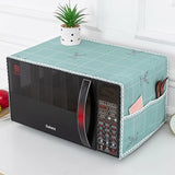HULIANFU Nordic Cloth Towel Oven Cover Microwave Cover Printed Microwave Oven Dust Proof Cover  Home Decor Elegant Kitchen Tools