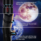 HULIANFU Moon Projection Lamp Creative Galaxy Light Projector Background Atmosphere Night Light Party Decor Birthday Gift Photo Props