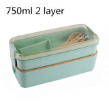 HULIANFU Lunch Box Bento Box for School Kids Office Worker 3layers Microwae Heating Lunch Container Food Storage Box