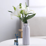 HULIANFU Nordic Style Flower Vase Living Room Decoration Ornaments Modern Origami Plastic Vases Pot for Flower Arrangements Home Decor
