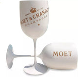 HULIANFU Wine Glasses PARTY White Champagne Coupes Cocktail Glass Champagne Flutes Wine Cup Goblet Plastic Beer Glass  Whiskey Glass