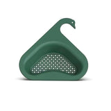 HULIANFU Kitchen Leftover Sink Strainer Sink Swan Drain Basket General  Fruit and Vegetable Drain Basket Multifunctional Drain Basket