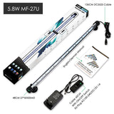 HULIANFU Waterproof LED Aquarium Lights Fish Tank Light Bar Blue/White 19/29/39/49CM Submersible Underwater Clip Lamp Aquatic Decor EU