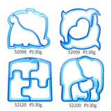 HULIANFU Lunch DIY Sandwiches Cutter Mould Food Cutting Die Bread Biscuits Mold Children Baking Tools