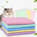 HULIANFU Pet Small Medium Large Cats Dogs Bath Towel Super Absorbent PVA Washable Towels Dog Supplies Pet Accessory