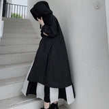 Hulianfu Jackets Women Hooded Chic Solid Breathable Casual Summer Simple Sun-proof Harajuku Long Style Streetwear Baggy Mujer Clothing