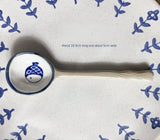 HULIANFU Ins Style Japanese Style Stoneware Small Soup Spoon, Ceramic Spoon, Long Handle Spoon, Household Cute Creative Rice Spoon