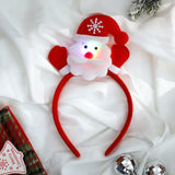 HULIANFU 2023 Christmas Antler Hair Clips Deer Ear Hairpins Festival Christmas Headbands Pine Cones Hair Ball Adult Headwear Hair Accessories
