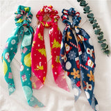 HULIANFU 2023 Christmas Silk Headband Merry Christmas Decorations for Home Xmas Gift Natale Navidad  Cristmas Ornaments New Year 2023 Noel