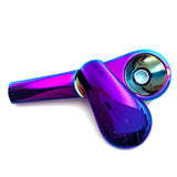 HULIANFU Spoon Smoking Pipe Portable Creative Herb Tobacco Cigarette Ignescent Metal Pipes For Smoking Gift Box