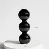 HULIANFU Nordic Creative Glass Bubble Vase Flower Arrangement Spherical Art Flower Ornaments Vases Decoration Home Birthday Gift
