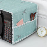 HULIANFU Nordic Cloth Towel Oven Cover Microwave Cover Printed Microwave Oven Dust Proof Cover  Home Decor Elegant Kitchen Tools