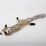 HULIANFU New Cute Plush Toys Squeak Pet Wolf Rabbit Animal Plush Toy Dog Chew Squeaky Whistling Involved Squirrel Dog Toys