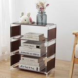 HULIANFU Multi-storey Shoe Rack Multi-functional Organizer Household Cloth Storage Rack Easy To Assemble Dormitory Provincial Space Rack