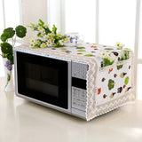 HULIANFU Microwave Oven Dust Cover Oil-proof Natural Material Breathable Protection With Storage Bag   Kitchen Supplies