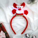 HULIANFU 2023 Christmas Antler Hair Clips Deer Ear Hairpins Festival Christmas Headbands Pine Cones Hair Ball Adult Headwear Hair Accessories