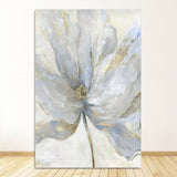 HULIANFU Scandinavian Flower Canvas Art Abstract Painting Print Feather Decoration Picture for Living Room Nordic Home Decor Wall Poster