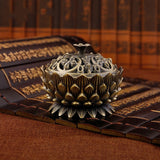HULIANFU Leaf Tower Incense Ceramic Burner Fragrance Holder Backflow Censer Creative Aromatherapy Smoke Reflux Incense Stick Incense