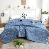 HULIANFU PEIDUO Anti-Mite Summer Cool Quilt Cartoon Thin Quilt Washable Lightweight Duvet Insert 100% Goose Down Filling Double Student