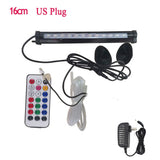 HULIANFU LED Air Bubble Light Aquarium Lamp Underwater Submersible Fish Tank Light Color Changing  Making Oxygen for Fish Tank