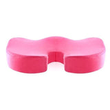 HULIANFU Travel Coccyx Seat Cushion Memory Foam U-Shaped Pillow For Chair Cushion Pad Car Office Hip Support Massage Orthopedic Pillow