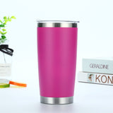 HULIANFU Thermal Mug Beer Cup Tumbler Stainless Steel Double Wall Vacuum Insulated Coffee Tea Mug Wide Mouth Water Bottle Drinkware