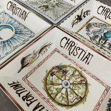 HULIANFU Retro Plate Bone China Dinner Set Nordic Kitchen Ceramic Dessert Charger Plates for Wedding Tableware Trays Decorative Mug Cup