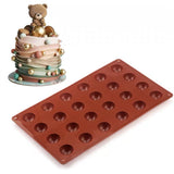 HULIANFU Silicone Donut Mold Baking Pan Non-Stick Baking Pastry Chocolate Cake Dessert DIY Decoration Tools Bagels Muffins Donuts Maker
