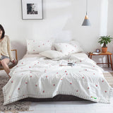 HULIANFU Svetanya Print Thin Quilt Soft Throws Blanket (no Pillowcase)