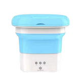 HULIANFU Portable Mini Folding Washing Machine for Socks Underwear Clothes Washer with Dryer Bucket Cleaning Washer Washing Machine