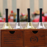 HULIANFU 2023 Christmas Hand Bell Bauble Jingle Bells Gold School Handbell Restaurant Supplies Xmas Noel New Year 2023 Adornos De Navidad