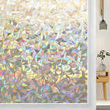 HULIANFU Rainbow Prism Sticker Rainbow Effect Window Film Solar Catcher Sticker Rainbow Prism Window Sticker 3D Rainbow Film Glass Film